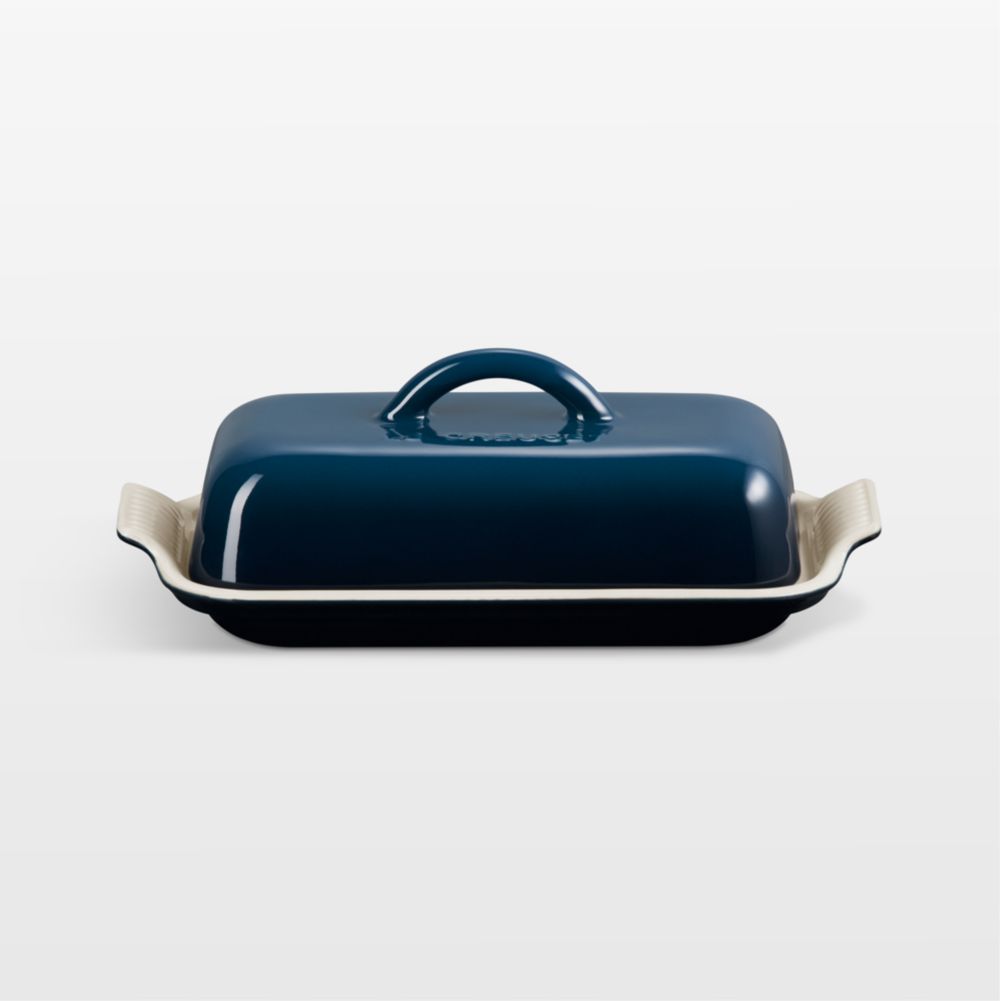 Le Creuset Heritage Nuit Ceramic Butter Dish