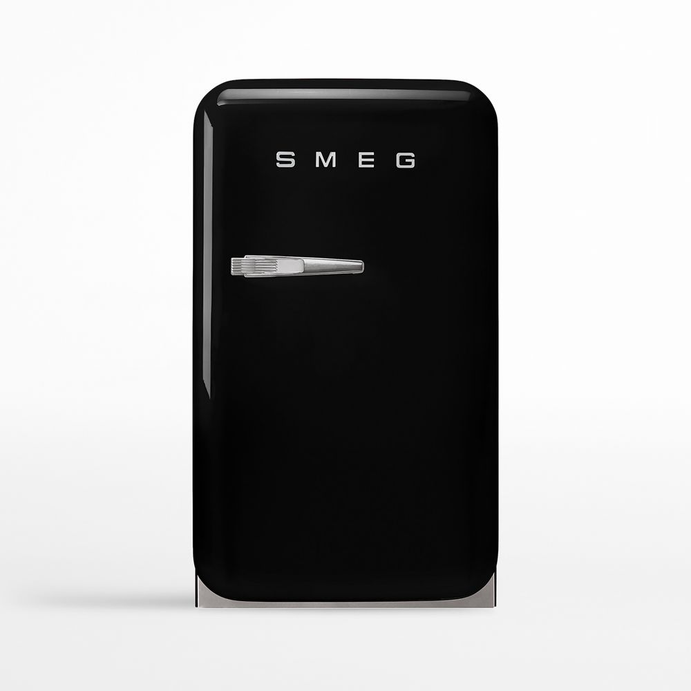 SMEG FAB 5 Black Mini Right-Hinge Refrigerator