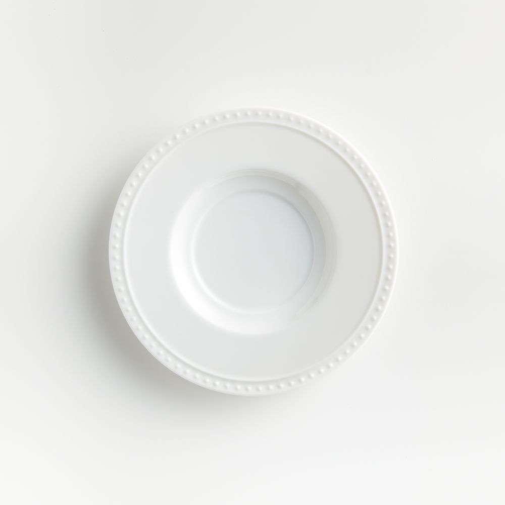 Staccato White Porcelain 5-Piece Place Setting