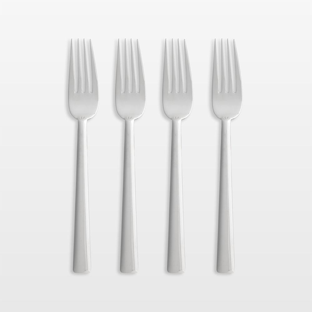 Mix Mirror Dinner Forks, Set of 4