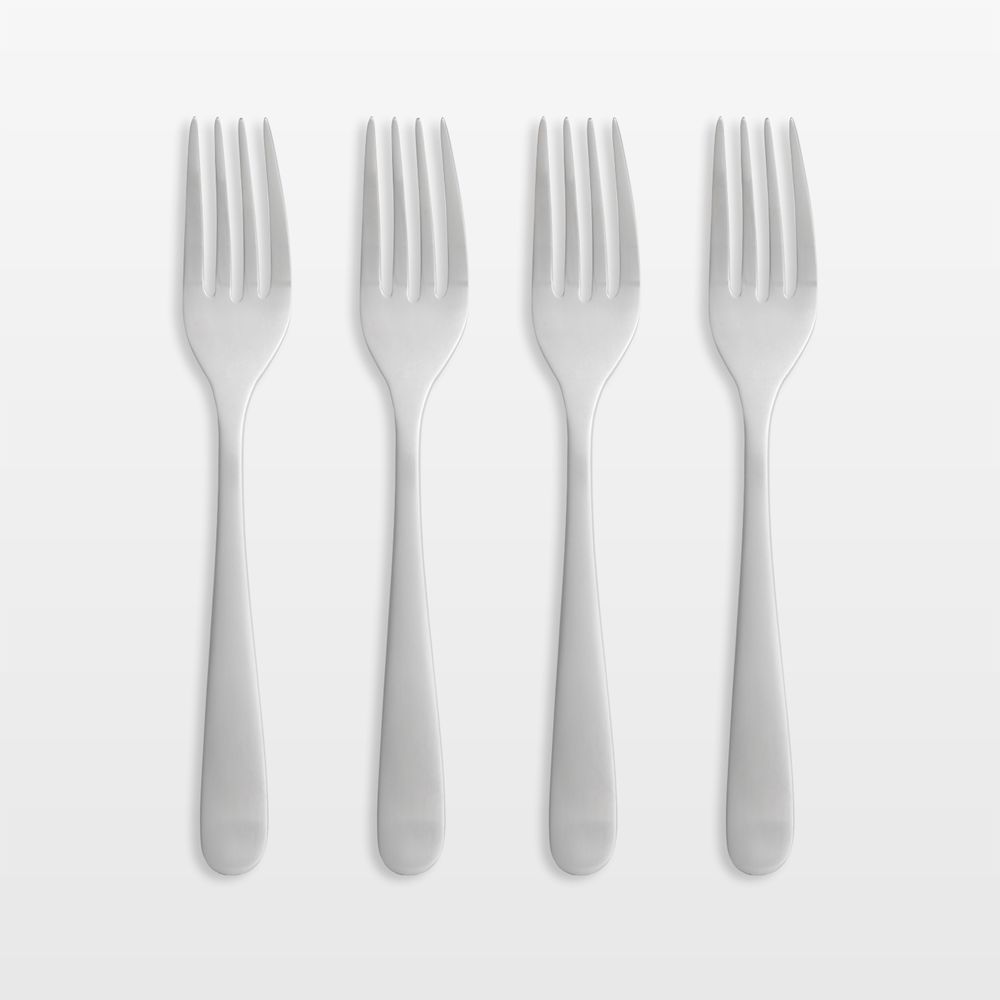 Fusion Satin Salad Forks, Set of 4