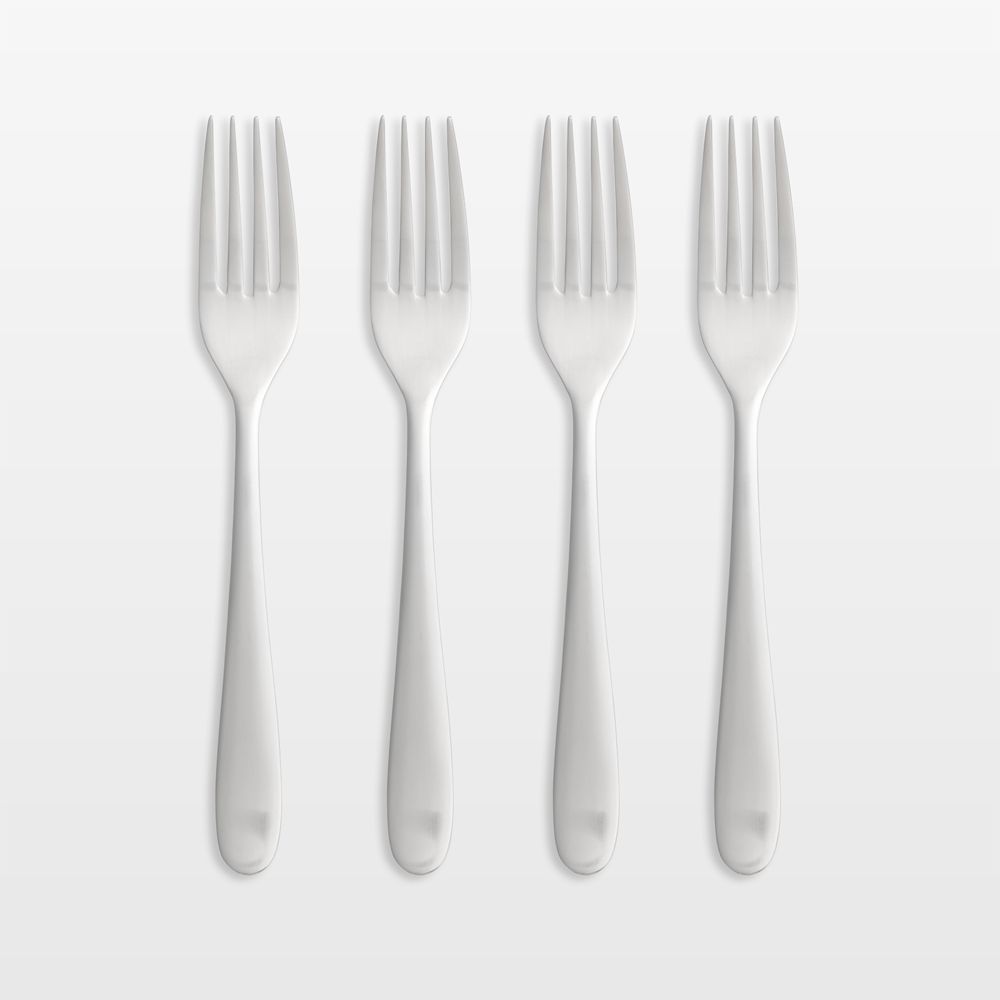 Fusion Satin Dinner Forks, Set of 4