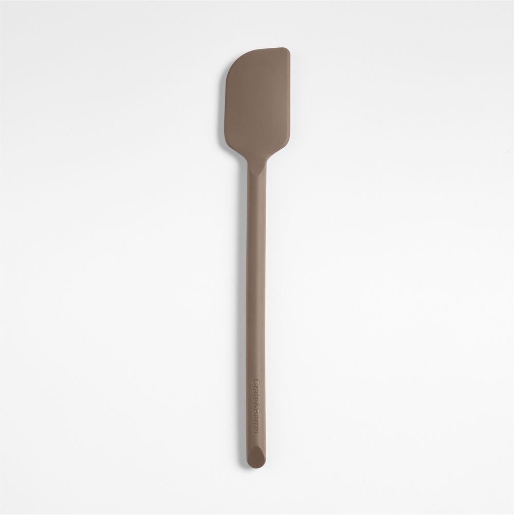 Crate & Barrel Mushroom Brown Silicone Utensils