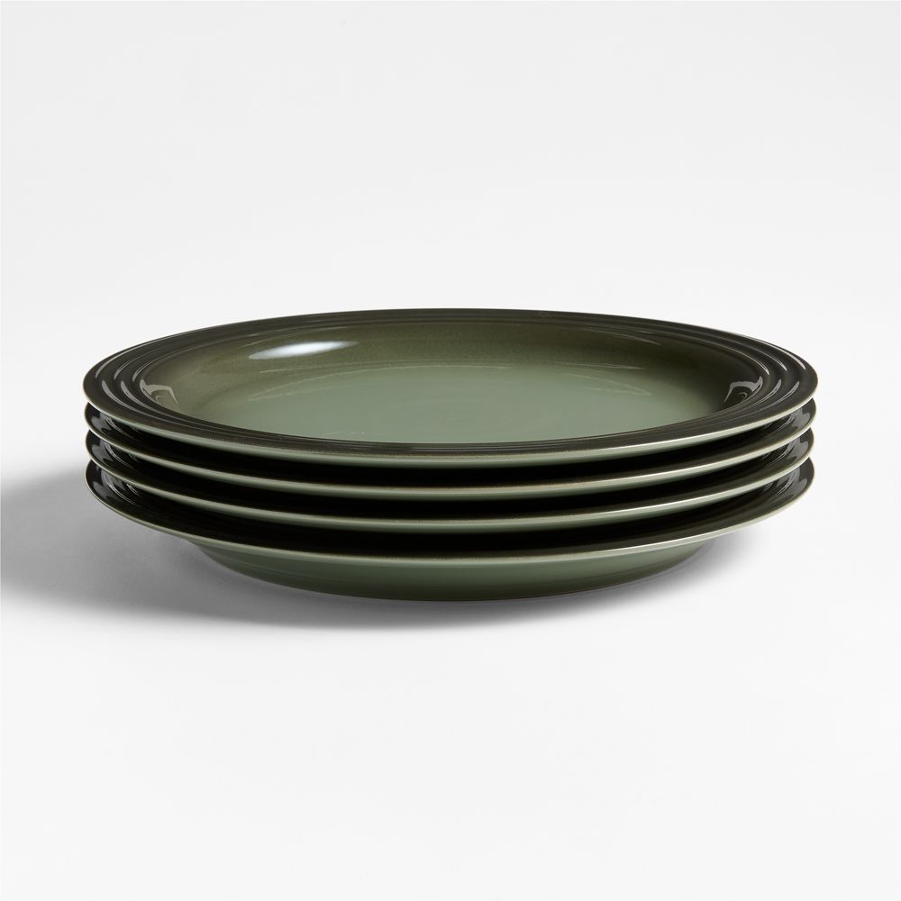 Le Creuset Thyme Stoneware Dinner Plates, Set of 4