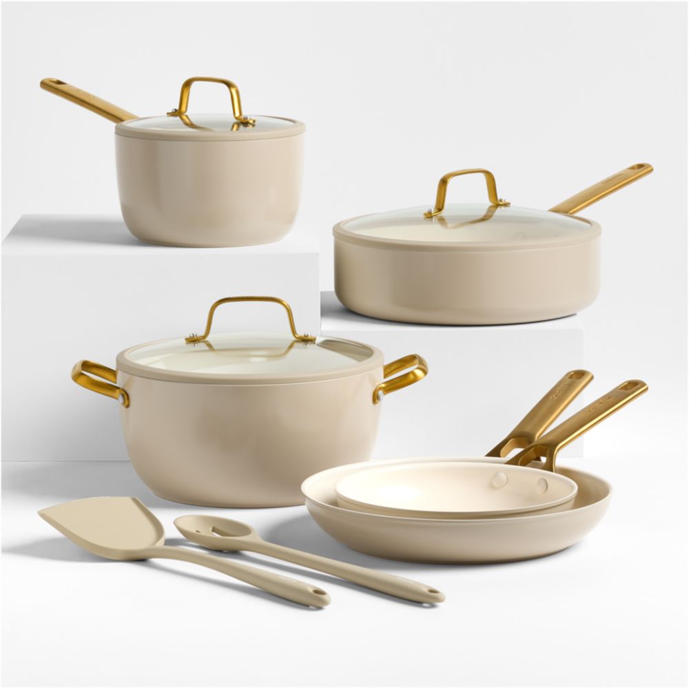 GreenPan Reserve Pro Macadamia 10-Piece Ceramic Nonstick Cookware Set