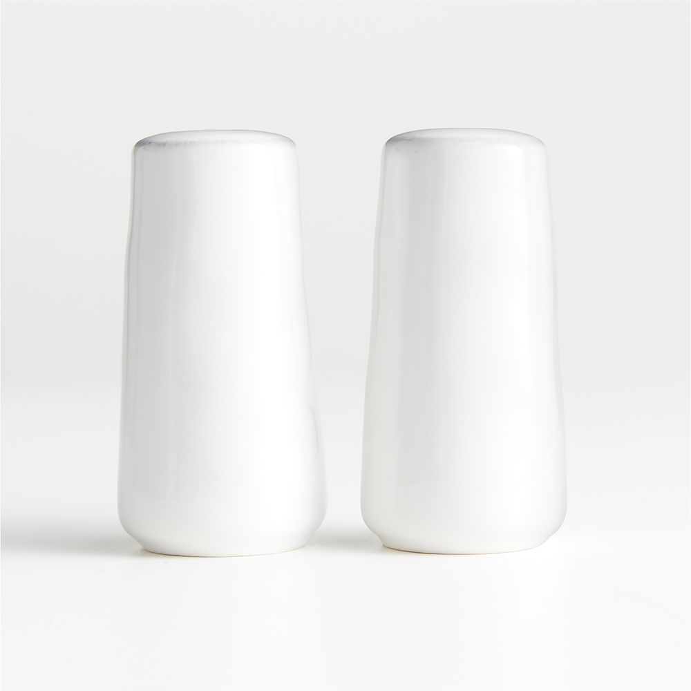 Marin White Salt and Pepper Shaker Set