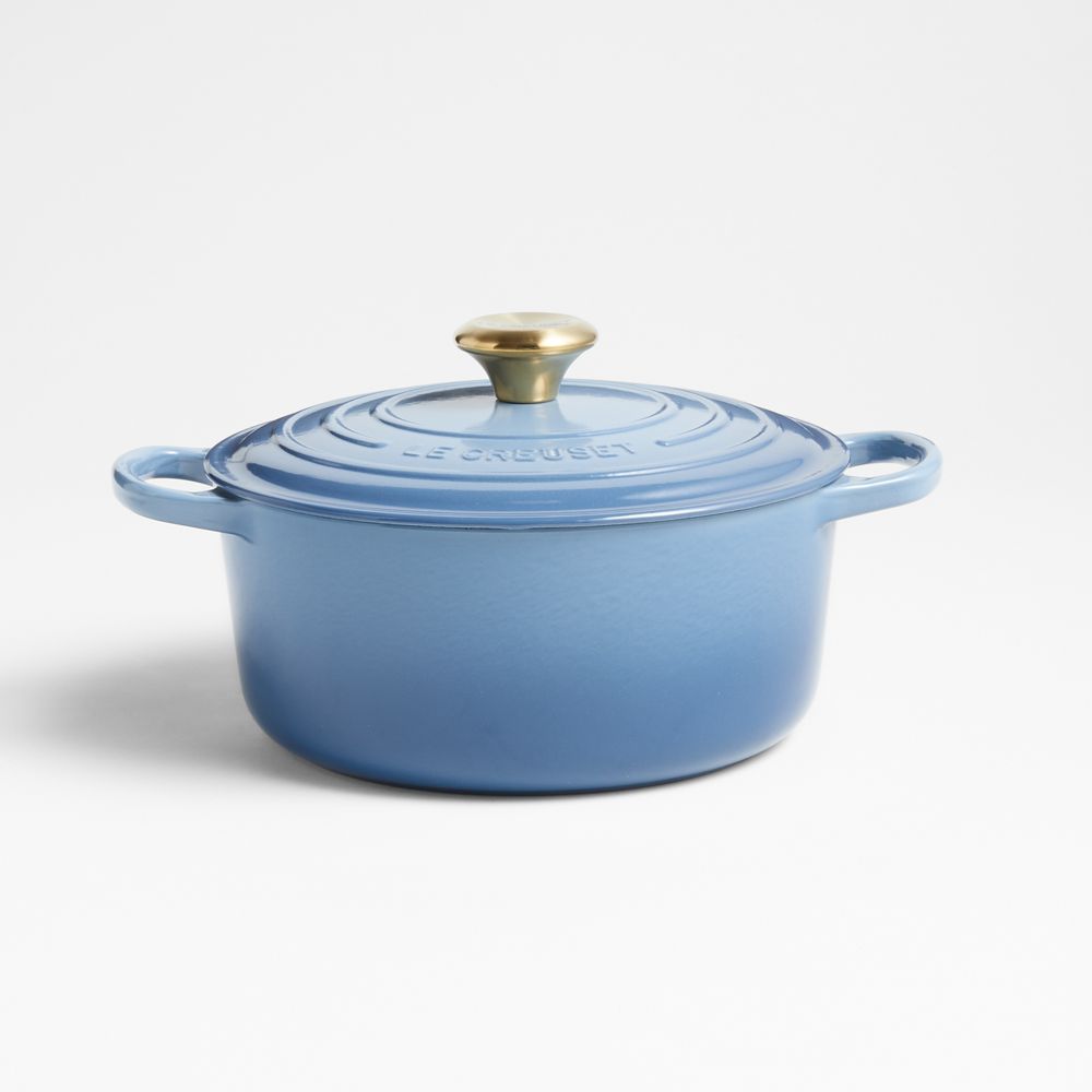 Le Creuset Signature 4.5-Qt. Chambray Enameled Cast Iron Dutch Oven