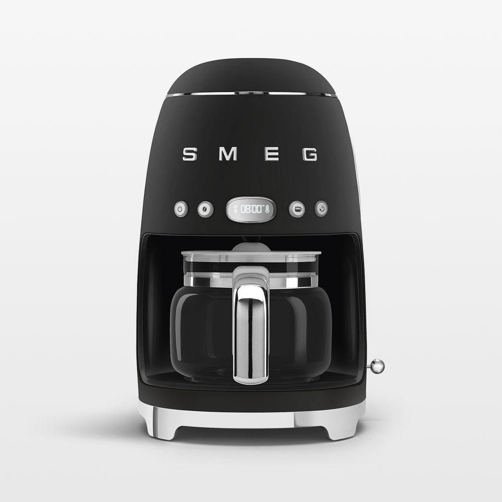 SMEG Matte Black Drip Coffee Maker