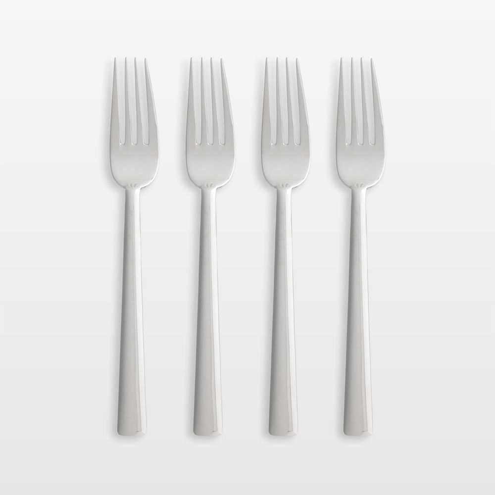 Mix Mirror Salad Forks, Set of 4