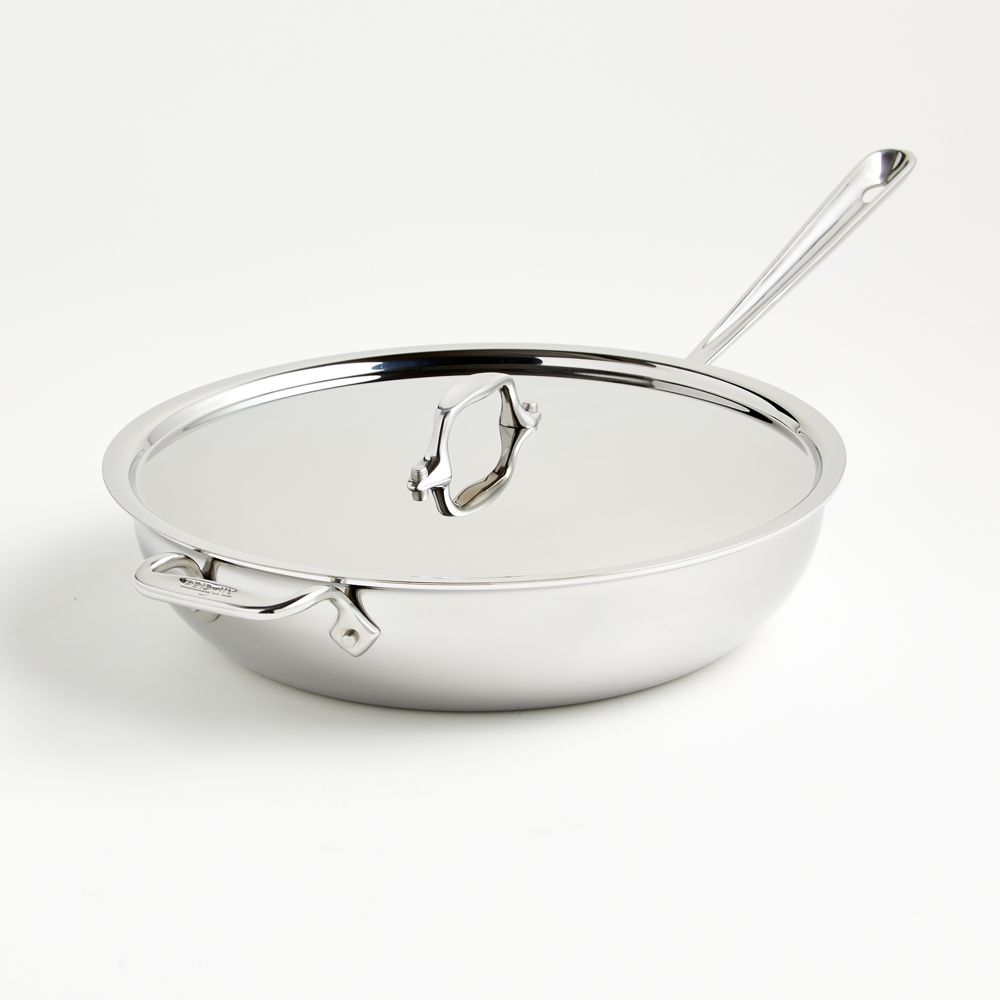 All-Clad d3 Stainless 4-Qt. Weeknight Pan with Lid
