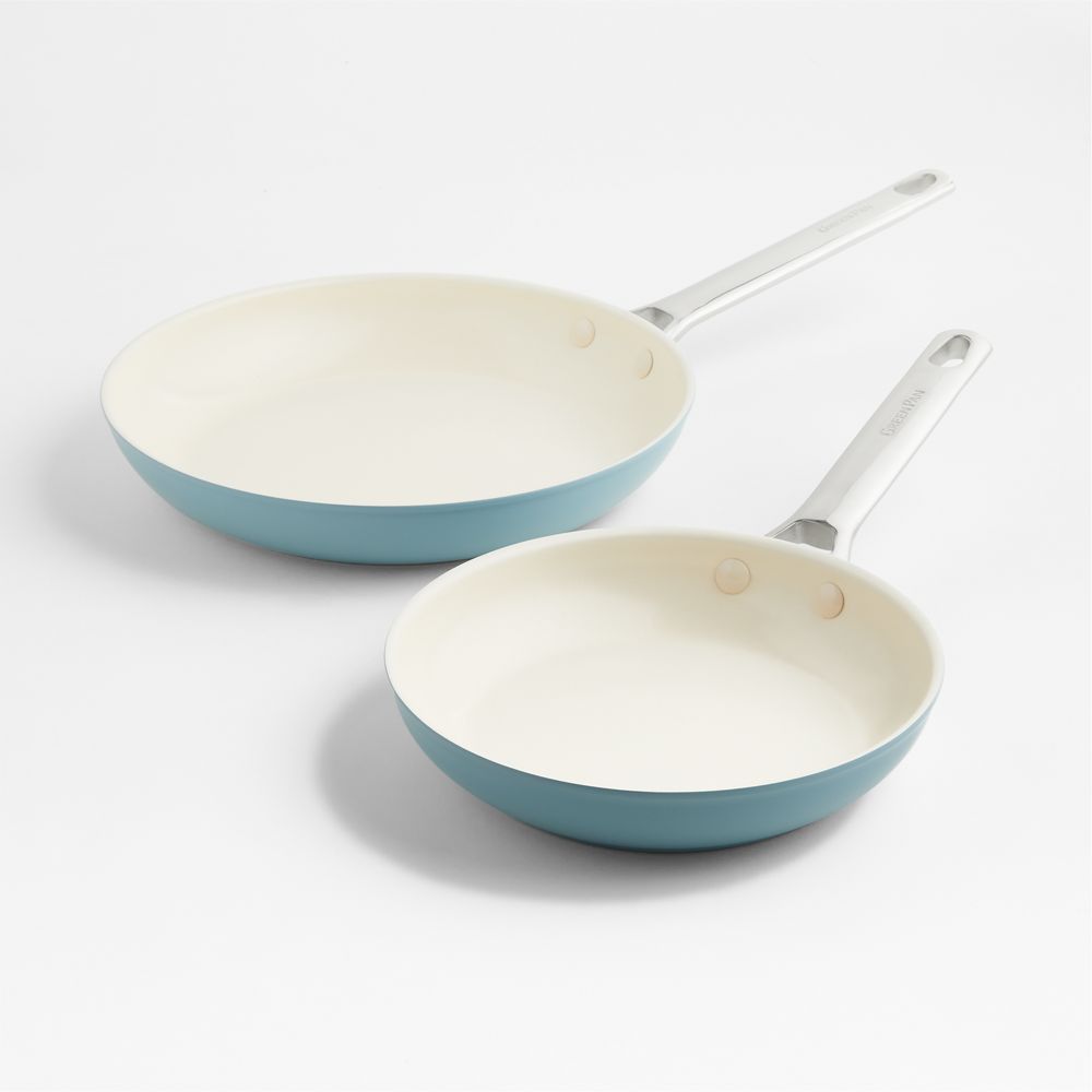 Greenpan Padova Pro Blue Haze Nonstick Ceramic 8" and 10" Fry Pans Set
