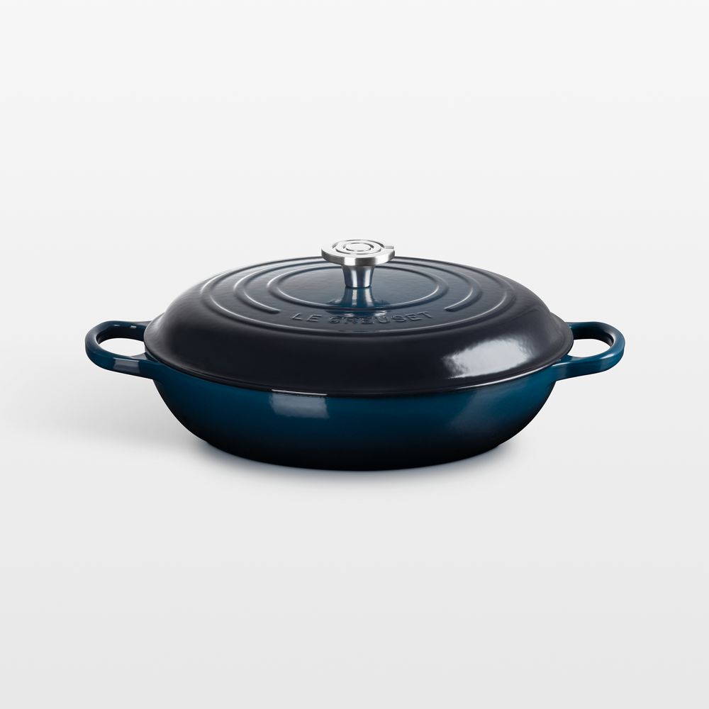 Le Creuset Signature 5-Qt. Nuit Enameled Cast Iron Braiser