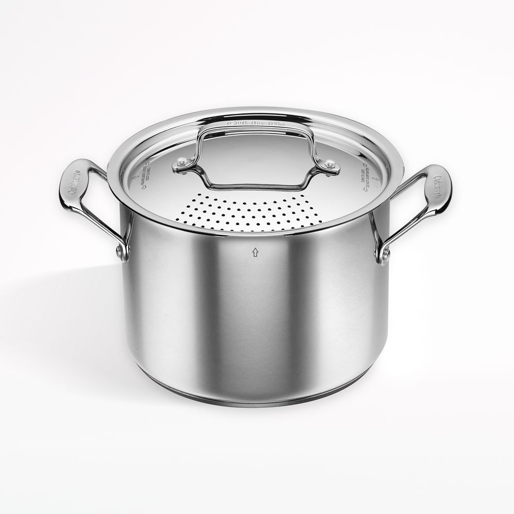 Cuisinart Chef's Classic Stainless Steel 6-Qt. Pasta Pot with Straining Cover