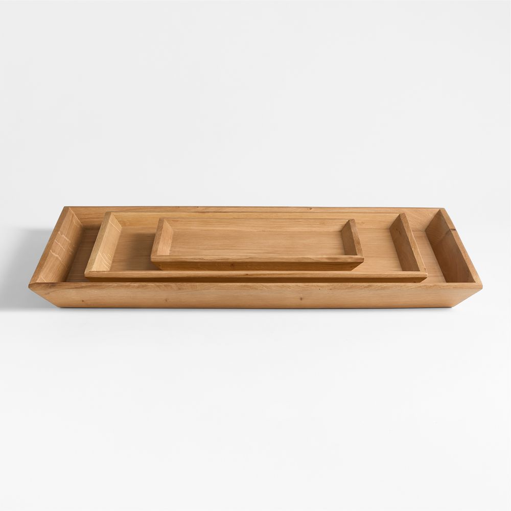 Memento Small Natural Oak Wood Tray- Image 2