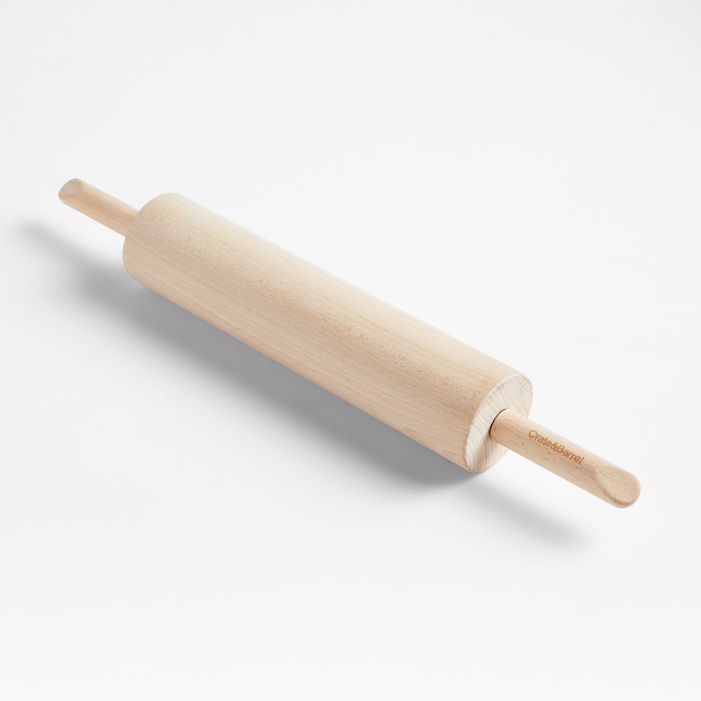 Crate & Barrel Straight Handle Rolling Pin
