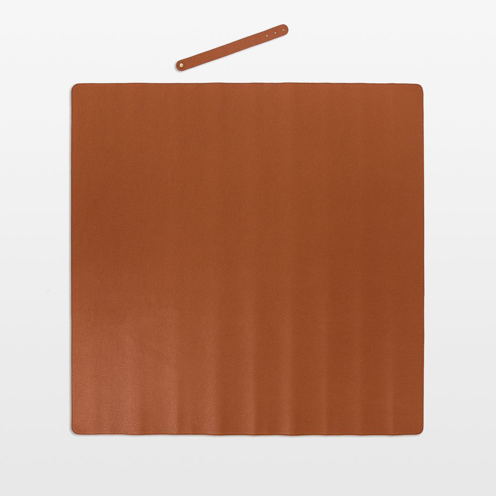 Vegan Leather Caramel Game Mat