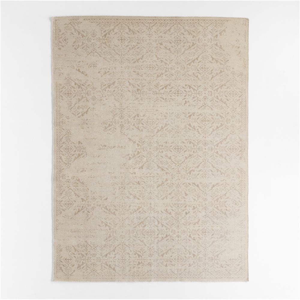 Rhodes Performance Traditional Ivory Handknotted Area Rug