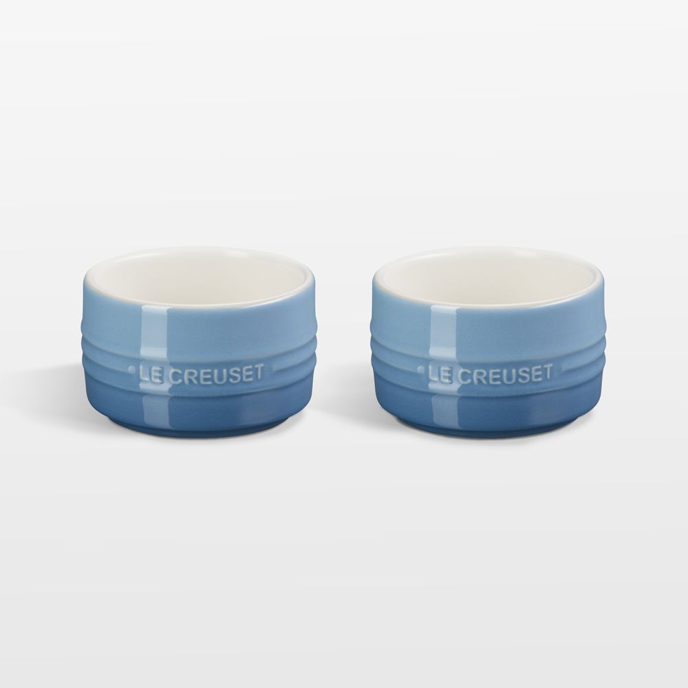 Le Creuset 7-Oz. Chambray Round Ramekins, Set of 2