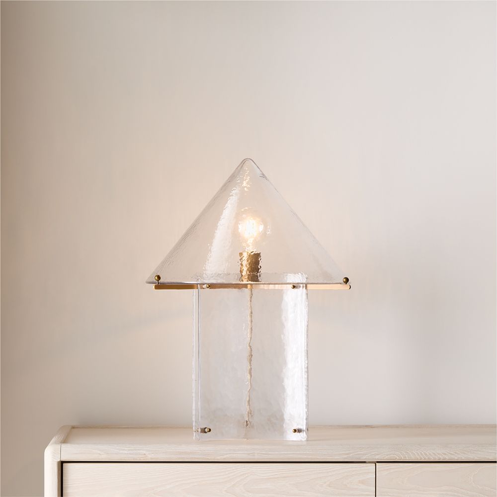 Vespera Glass Table Lamp 19.7"