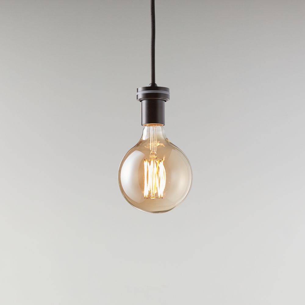 Arren Black Single Pendant Socket