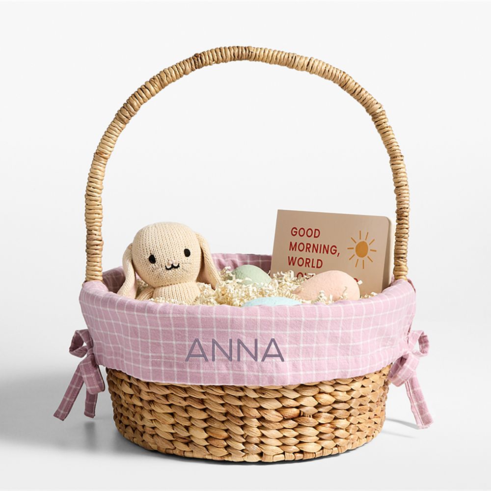 Modern Kids Basket with Mini Stax Purple Liner