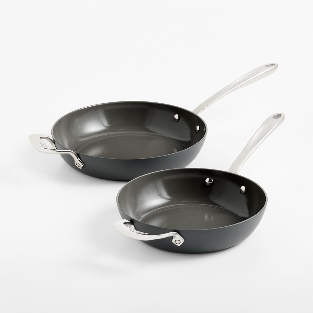 All-Clad Curated Ceramic Nonstick 8.5" and 10.5" Fry Pans Set