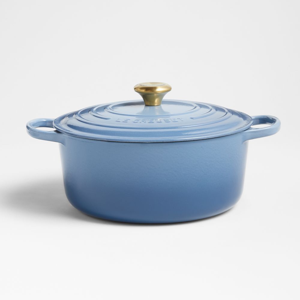 Le Creuset Signature 7.25-Qt. Chambray Enameled Cast Iron Dutch Oven