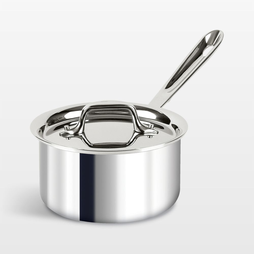 All-Clad D3 Stainless Steel 1.5-Qt. Saucepan with Lid