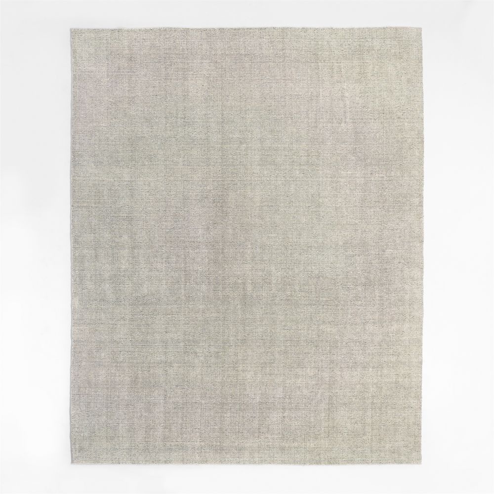 Stockholm Wool/Jute Blend Handwoven Ivory and Black Area Rug