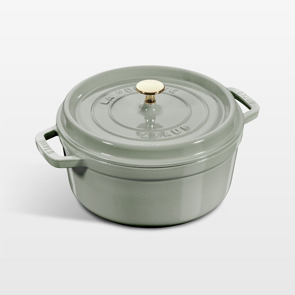 Staub 4-Qt Eucalyptus Round Cocotte
