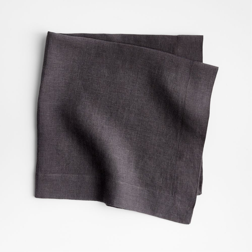 Marin Storm Grey European Linen Napkin