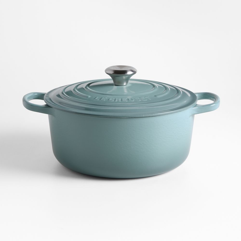 Le Creuset Signature 5.5-Qt. Sea Salt Enameled Cast Iron Round Dutch Oven