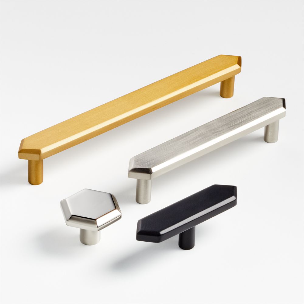 Hex Polished Nickel Knob and Bar Pulls- Image 2