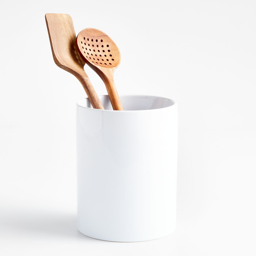 Aspen Stoneware Utensil Holder
