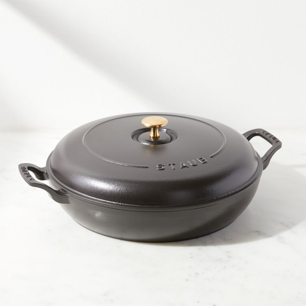 Staub 4-Qt Matte Black Cocotte