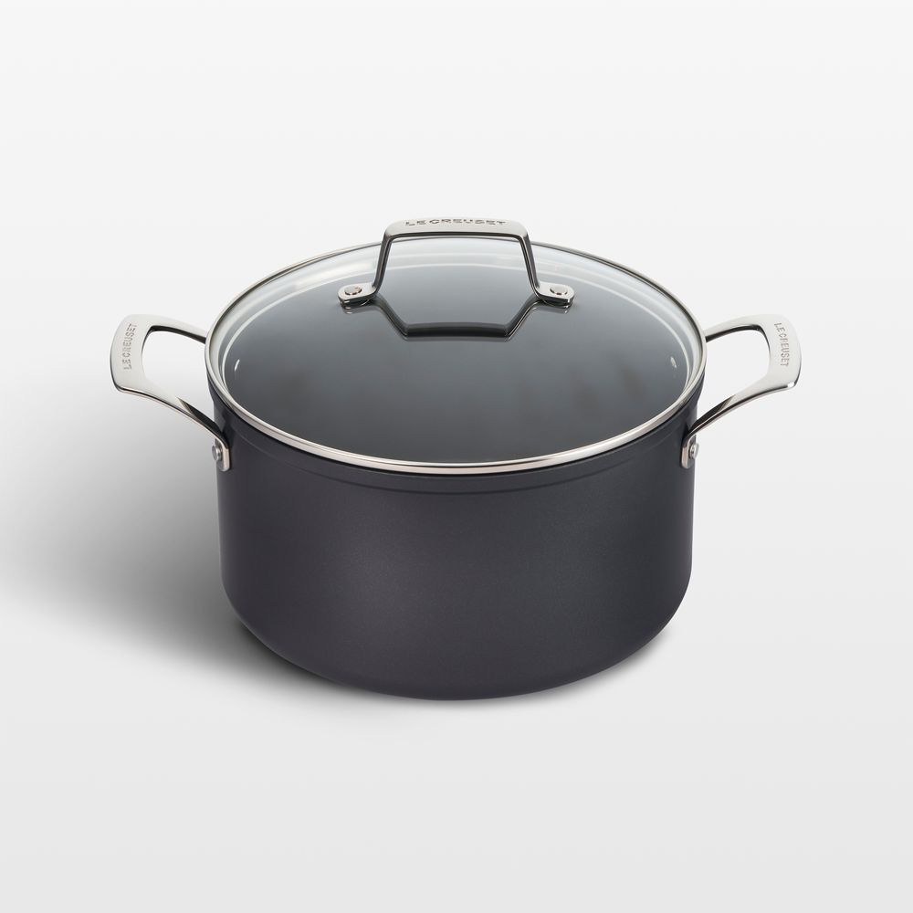 Le Creuset Essential Ceramic Nonstick 6.3-Qt. Stockpot with Glass Lid