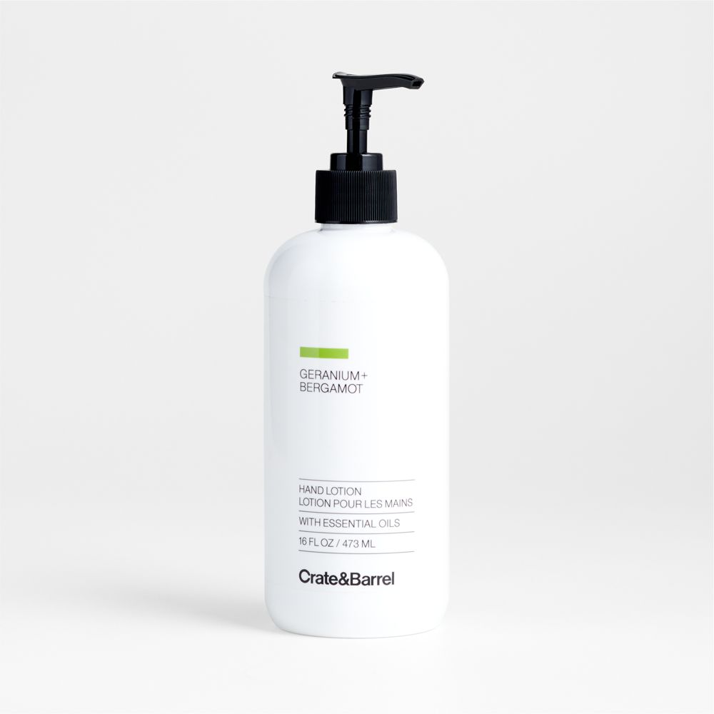 Geranium + Bergamot 16-oz. Hand Lotion