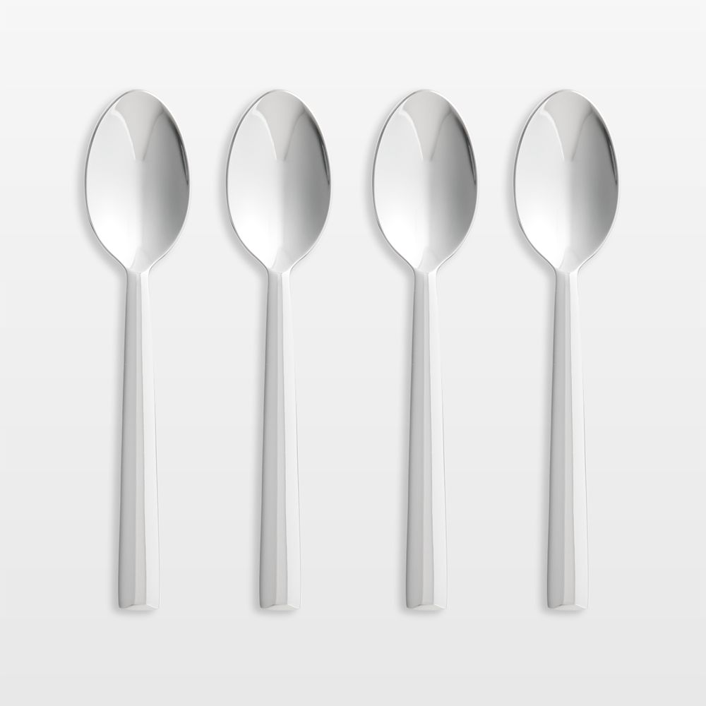 Mix Mirror Teaspoons, Set of 4