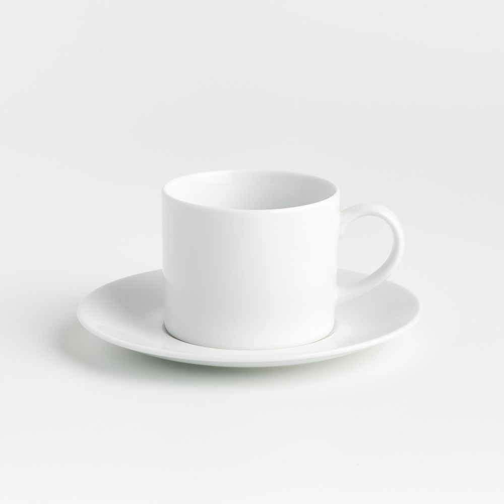 Aspen 9-oz. Porcelain Cup and Saucer