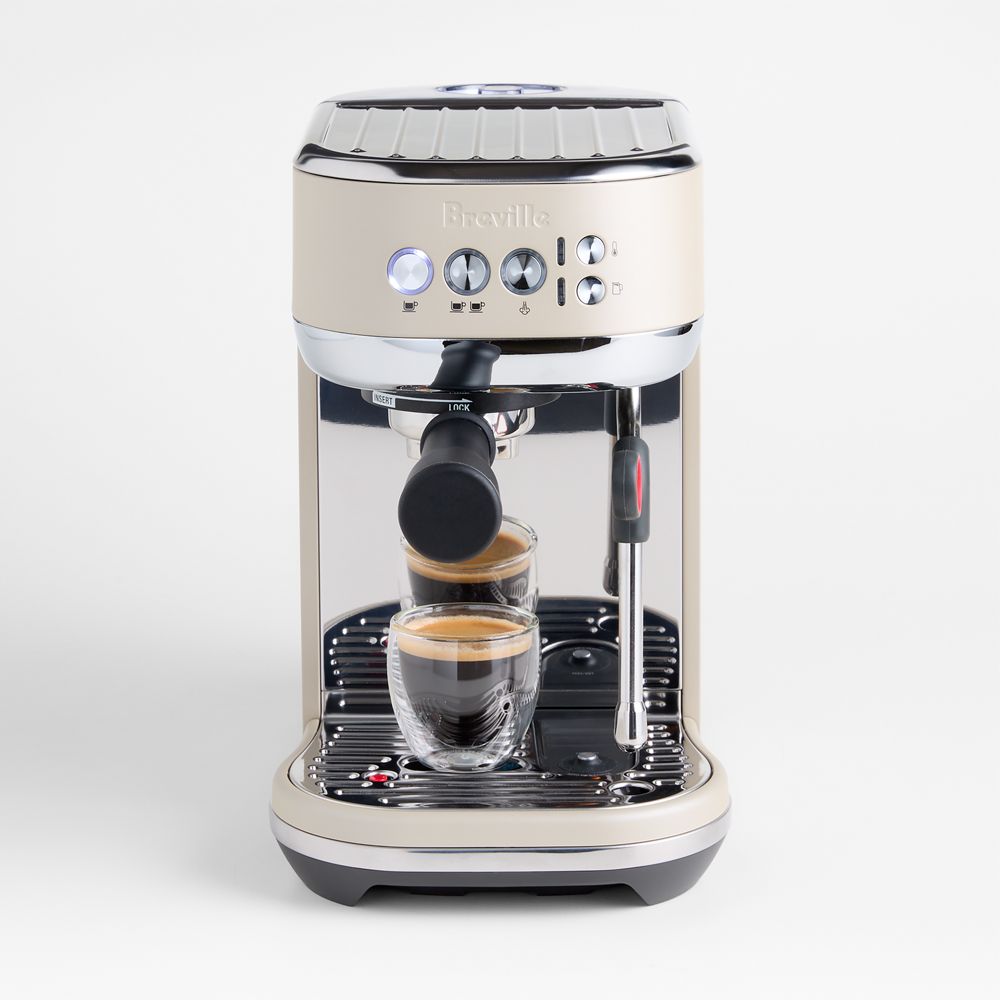 Breville Bambino Plus Espresso Machine in Almond Nougat