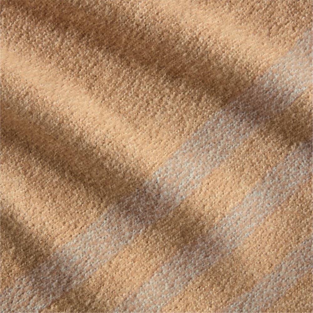 Alternative view of Bungalow 70"x55" Carmelo Tan Throw Blanket