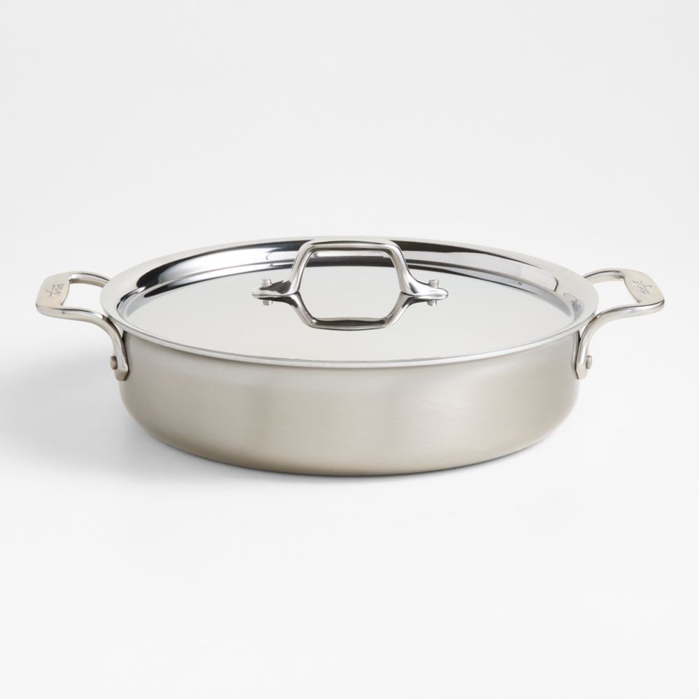 All-Clad D3 Curated 4-Qt. Stainless Steel Sauteuse Pan