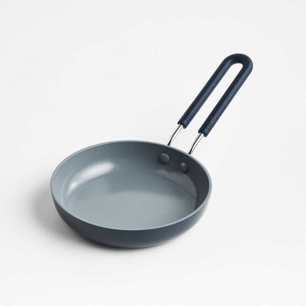 GreenPan Navy Ceramic Nonstick 5" Mini Round Egg Pan