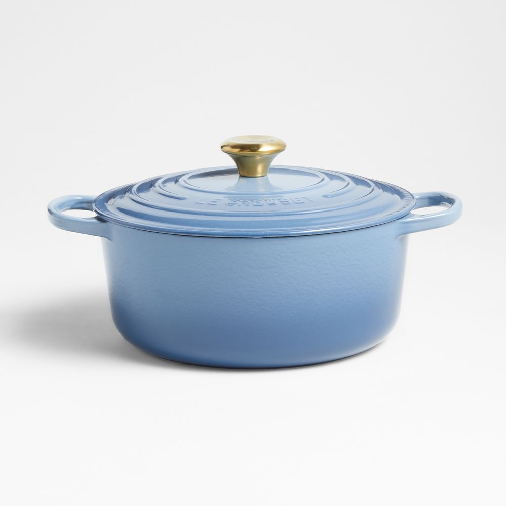 Le Creuset Signature 5.5-Qt. Chambray Enameled Cast Iron Dutch Oven