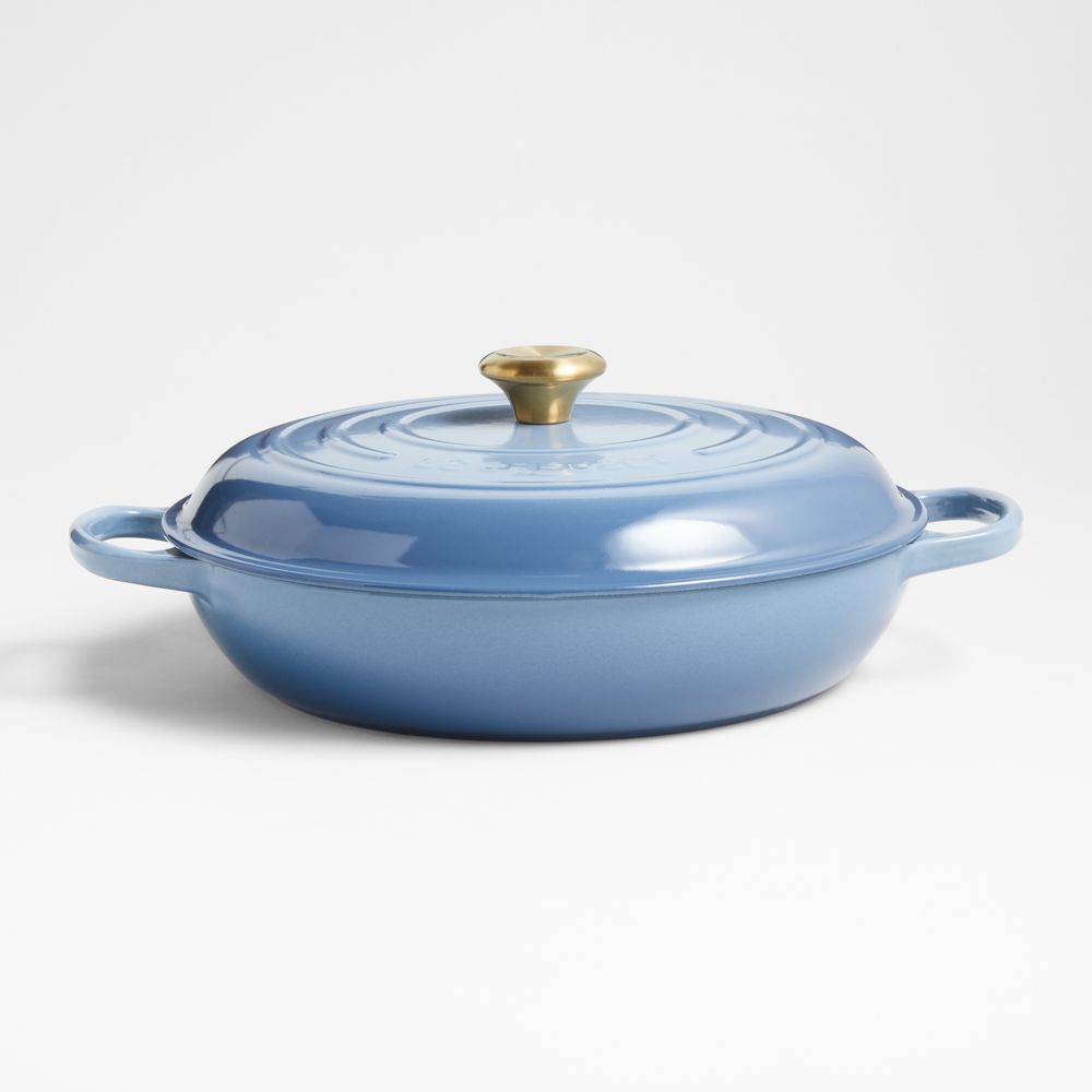 Le Creuset Signature 5-Qt. Chambray Enameled Cast Iron Braiser