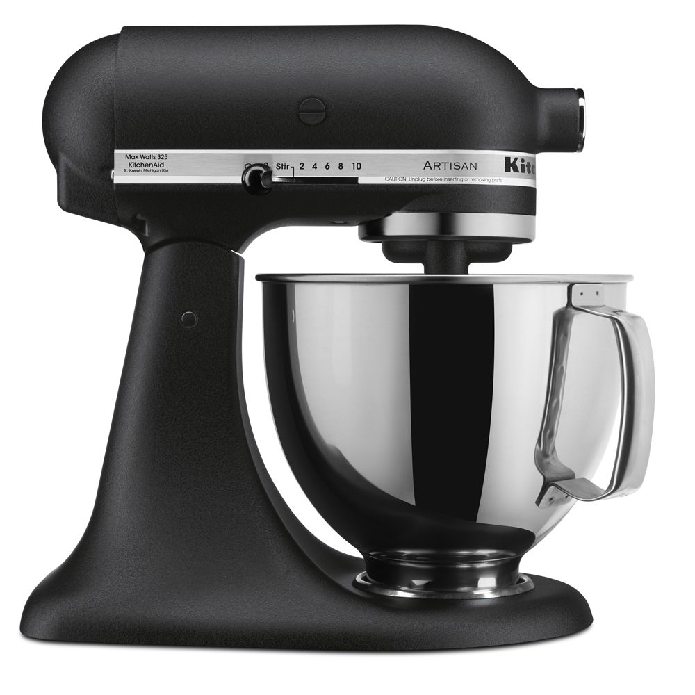 KitchenAid Artisan Series 5-Quart Tilt-Head Cast Iron Black Stand Mixer