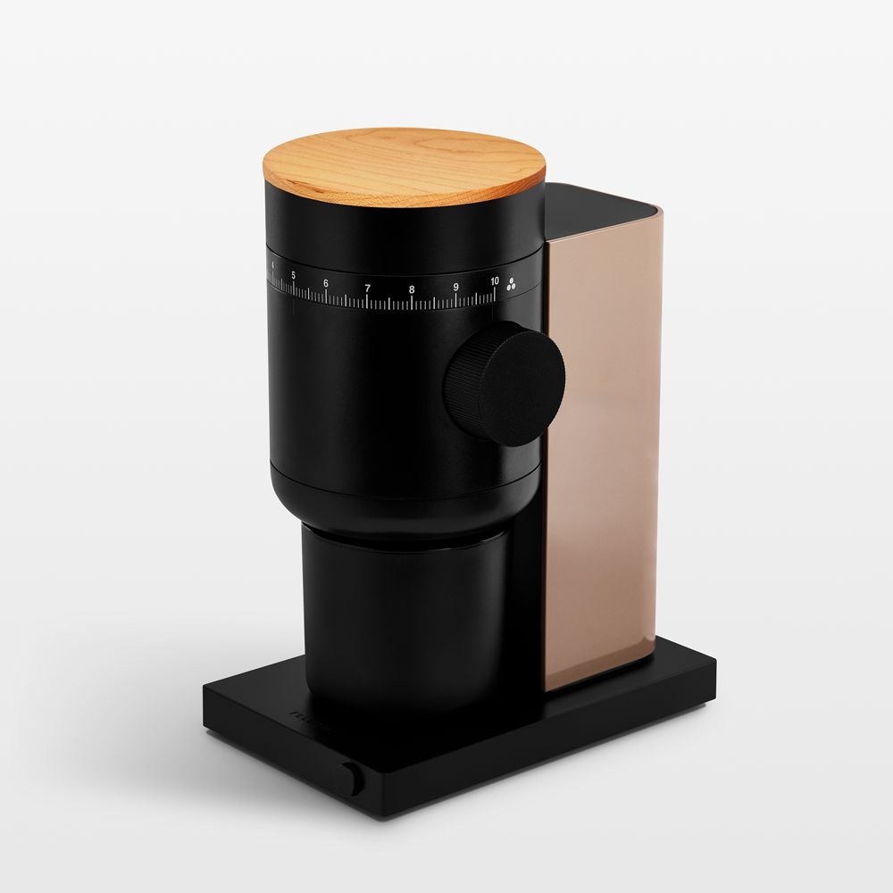 Fellow Opus 2 Conical Burr Grinder in Malted Chocolate with Maple Accents