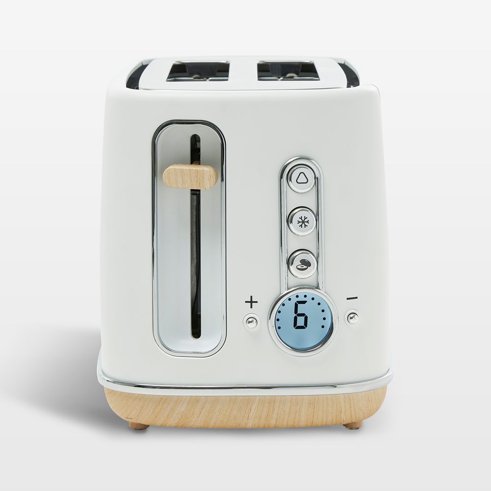 HADEN Dorchester Matte White 2-Slice Toaster