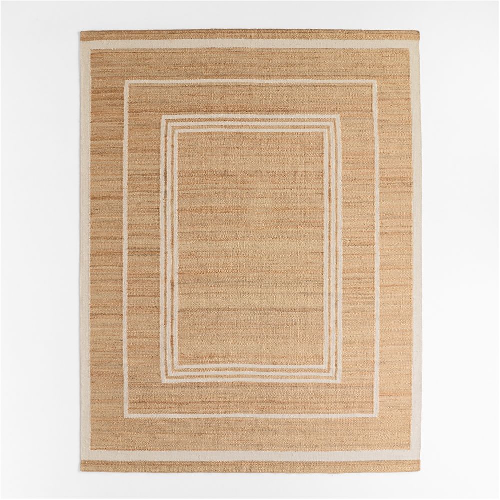 Lagos Jute and Wool Blend Ivory Handwoven Area Rug