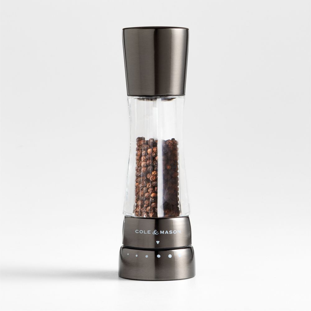 Cole & Mason Derwent Iron Grey Adjustable Salt and Pepper Mills
